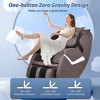 FDW Massage Chair Zero Gravity Full Body Electric Shiatsu Massage Chair Recliner with Foot Rollers Built-in Heat Therapy Air Massage System (Brown) - 3 of 4