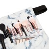 Glamlily White Marble Makeup Brush Belt with 22 Pockets (10.2 x 9.7 x 2 In) - 4 of 4