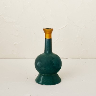Teal Ceramic Candleholder - Opalhouse™ designed with Jungalow™