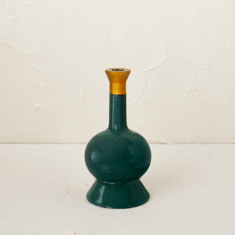 Teal Ceramic Candleholder - Opalhouse&#8482; designed with Jungalow&#8482;, 1 of 10