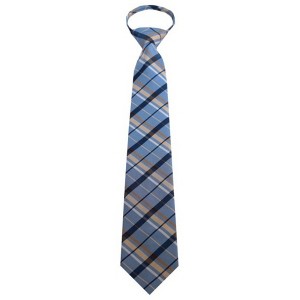 Men's Plaid 3.25 Inch W And 20 Inch L Zipper Neckties - 1 of 3