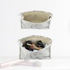 Unique Bargains Makeup Bag Cosmetic Travel Bag Make Up Brush Organizer Bag Marble Makeup Storage Toiletry Bag for Women 9"x3"x6" 1 Pcs - 2 of 4