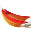 Amber Fight Gear Mayan Hammock – Cotton Rope Bed, Nylon Harness, Portable, Indoor/Outdoor, 86x118 in, with Carry Pouch. - 2 of 2