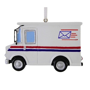 Polarx 2.25 In Postal Worker Vehicle Christmas Tree Ornament , Christmas Decor Truck Delivery (1PC) - 1 of 4