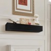 VEVOR Fireplace Mantel, 48" x 8" x 5", 50 lbs Weight Capacity, Natural Wood Mantel for Over Fireplace, Wall Mounted Floating Farmhouse Shelf, Black - 2 of 4