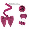 Allegra K Men's Pre-tied Solid Color Formal Party Prom Velvet Bow Ties One Size - 3 of 4