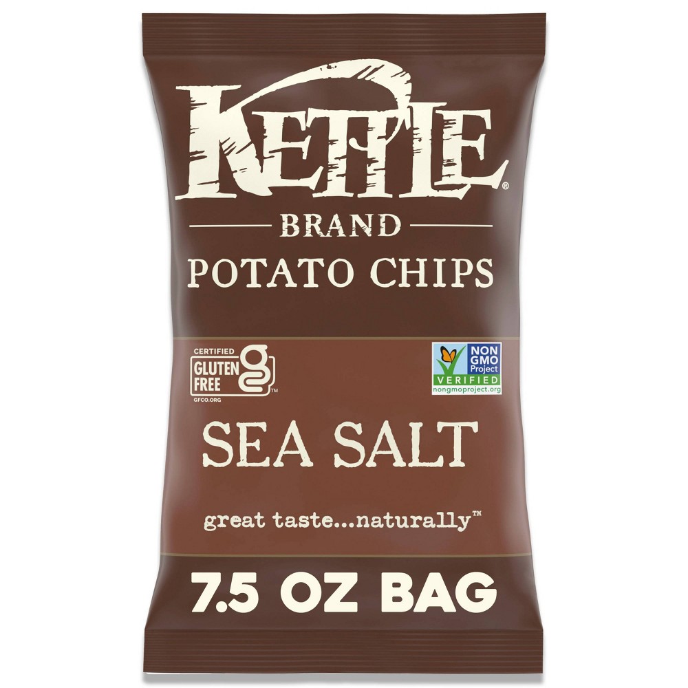 Kettle Brand Sea Salt Kettle Potato Chips - 7.5oz