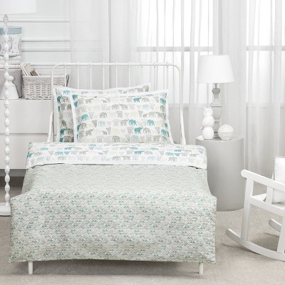 Togas Jumbo White/Turquoise Pillowcase Baby