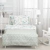 Togas Jumbo White/Turquoise Flat Sheet Baby - 3 of 3