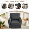 RISOKEYS 360°Swivel Accent Chair - Swivel Barrel Chair, Modern Upholstered Armchair,with Side Pockets for Living Room, Bedroom, Office - 4 of 4