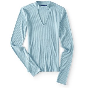 Aeropostale Womens Fitted Choker Pullover Blouse - 1 of 1