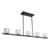 Artcraft Lighting Salinas 5 - Light Pendant in  Black/Brass - 4 of 4