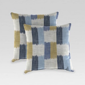 2pk Outdoor Pillow Set - Jordan Manufacturing - 1 of 3