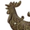 Zingz Home Rooster Cast Iron Hose Organizer - 4 of 4
