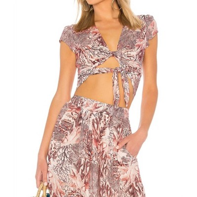 Women's Wrap Crop Top - MAAJI