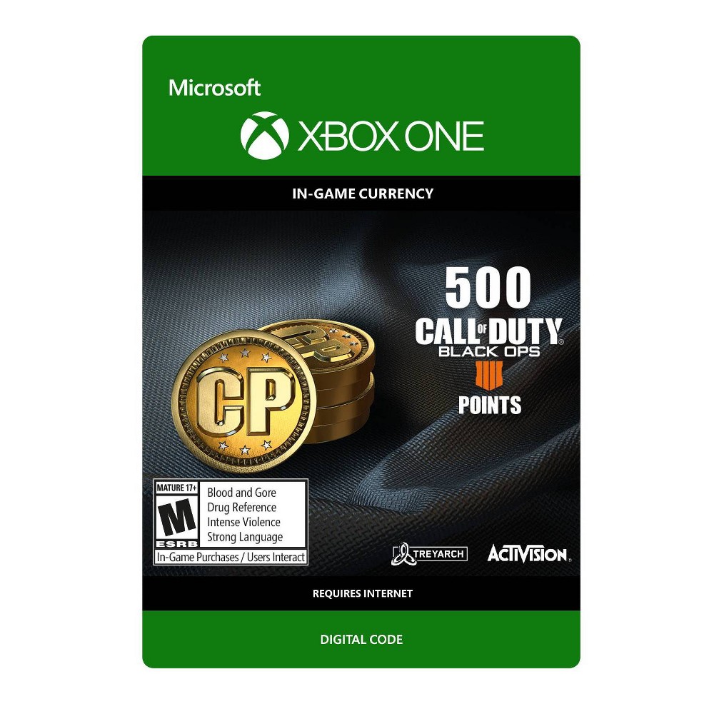 Photos - Game Call of Duty: Black Ops 4 500 Points - Xbox One (Digital)