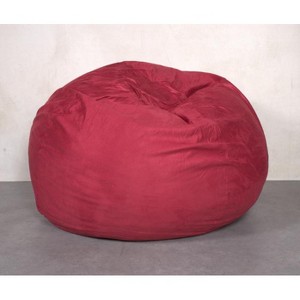 NicBex 5 Ft High-Density Shredded Foam Bean Bag Chair with Removable Microsuede Cover for Kids and Adults - 1 of 4