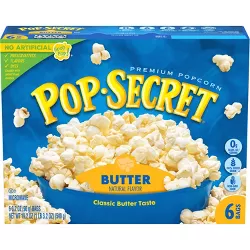 Pop Secret Microwave Popcorn Movie Theater Butter Flavor - 3.2oz/6ct