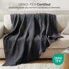 SEVOBAL Baby Blankets Dream Soft Blanket Queen Throw Blankets for Couch Soft Fuzzy Cozy Blanket Christmas Decorations Gifts, Gray, 66"*90"*0.25" - 3 of 4