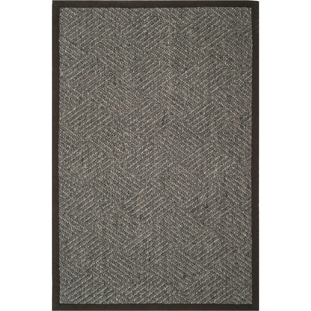 4'x6' Crosshatch Loomed Area Rug Gray - Safavieh