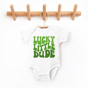 The Juniper Shop Lucky Little Dude Wavy Baby Bodysuit - 1 of 2