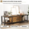 TV Stand for 65 Inch TV Entertainment Center, Storage Space Fits Up to 75 Inch TVs, Easy to Assemble Modern Retro Design - 3 of 4
