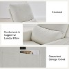 Vipbear Rotatable small rocking chair, single-person backrest sofa with lumbar support, living room - 2 of 4