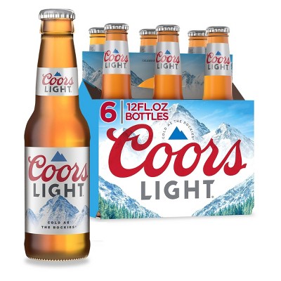 ligevægt impuls I nåde af Coors Light Beer - 6pk/12 Fl Oz Bottles : Target