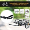 Cycle Utility Trailer All-terrain Folding Bicycle Storage Cart with Hitch for Pavement, Gravel, Grass, Sand, Mud, Hills - 4 of 4