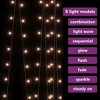 vidaXL LED Curtain Fairy Lights 9.8'x9.8' 300 LED Warm White 8 Function - 3 of 4