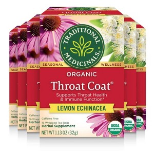 Traditional Medicinals Throat Coat Lemon Tea 96 ct - 1 of 4