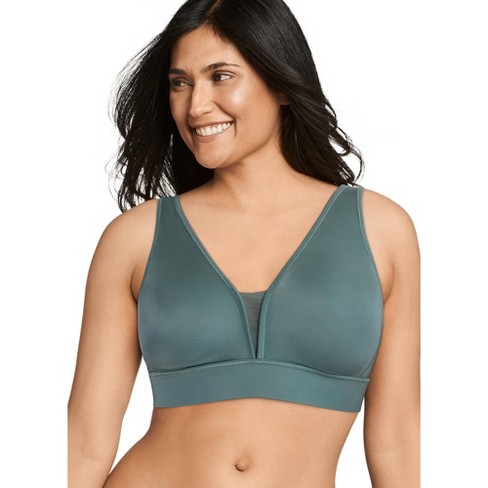 Jockey Women's Forever Fit V-neck Molded Cup Bra Xl Wisteria Green