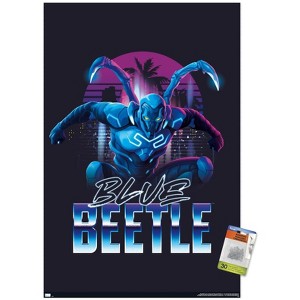 Trends International DC Comics Movie Blue Beetle - City Unframed Wall Poster Prints - 1 of 4