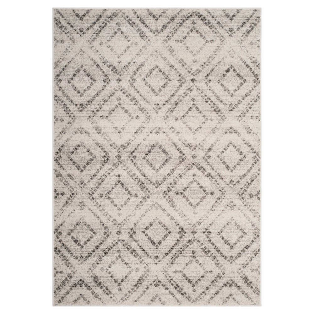 8'x10' Sabael Loomed Rug Light Gray/Gray - Safavieh