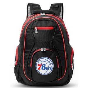 NBA Philadelphia 76ers Colored Trim 19" Laptop Backpack - 1 of 4