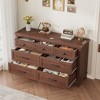 Garvee 7 Dresser for Bedroom, 54" Wide Drawer Dresser with Storage Freestanding, Wooden Closet Storage Chest for Living Room, Bedroom - 4 of 4