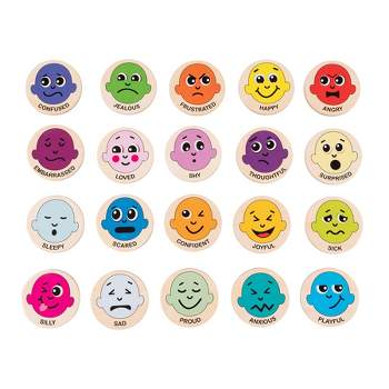 Spark & Wow Emotions Wooden Magnets