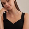 HTUTWOO Diamond Necklaces for Women, Dainty S925 Sterling Silver/ 18K Gold Choker Necklace Simple Silver CZ Jewelry Necklaces for Women Trendy Gifts - 2 of 4