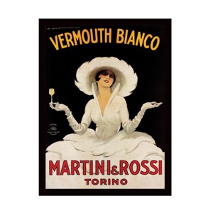 Trademark Fine Art - 'Vermouth Bianco Martini Rossi' Canvas Art - 1 of 4