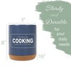 Elanze Designs Dad's Cooking Navy Blue X-Large Cork Bottom Kitchen Utensil Holder - 2 of 4