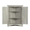 NicBex Bathroom Storage Cabinet,31.5 inch High Floor Coner Cabinet with Adjustable Shelves for Bathroom - 4 of 4