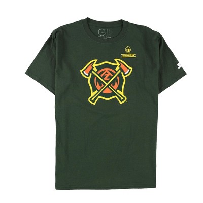 G-III Sports Mens Arizona Hotshots Graphic T-Shirt, Green, Large