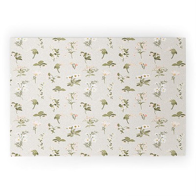 Iveta Abolina Pineberries Botanicals Tan 36" x 24" Welcome Mat - Society6