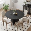 Dovelina Dining Table Modern Wood Kitchen Table Dining Room Table for 6 People - 4 of 4