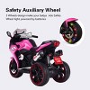 YOOCOZZ 12V Kids Electric Motorcycle - Ride-On Toy with Three Lighting Wheels, Rechargeable 3-Wheel Battery Motor Bikes - 3 of 4