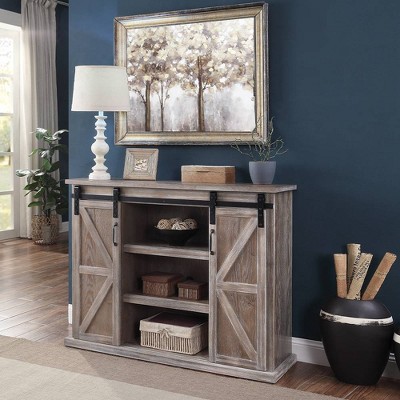 48" Orabella TV Stand for TVs up to 48" Rustic Natural - Acme Furniture
