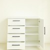 ORRD  Gentleman's Chest in White, Extra Deep Drawer Storage with Full Extension Slides & E0 Eco Board - 4 of 4