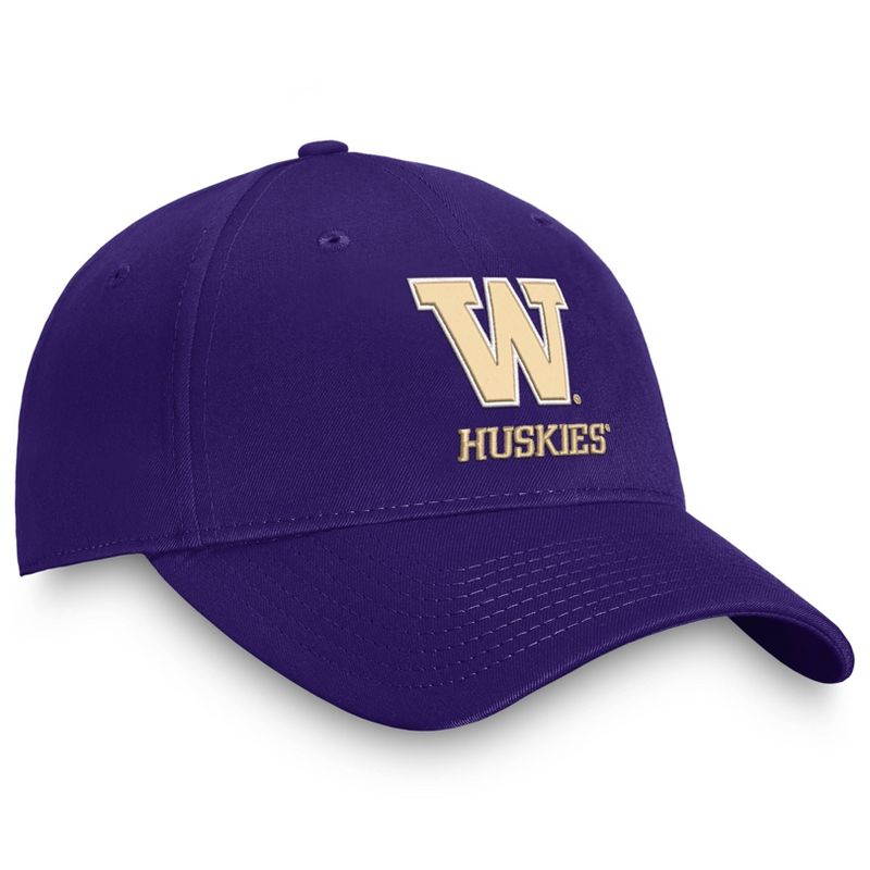 NCAA Washington Huskies Unstructured Washed Cotton Hat, 3 of 4