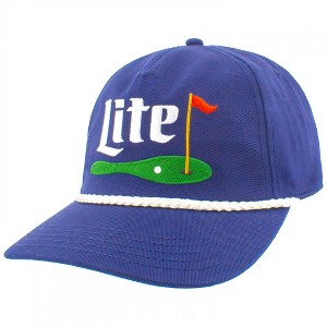 Adult Miller Lite Golf Adjustable Rope Hat - 1 of 4