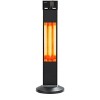 1500W Portable Electric Outdoor Patio Heater with 2 Heat Levels, Instant Heating, Tip-Over Protection for Party, Backyard, Garden - 4 of 4